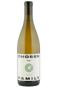 Bottle of Chosen Family Wines 2021 Chardonnay