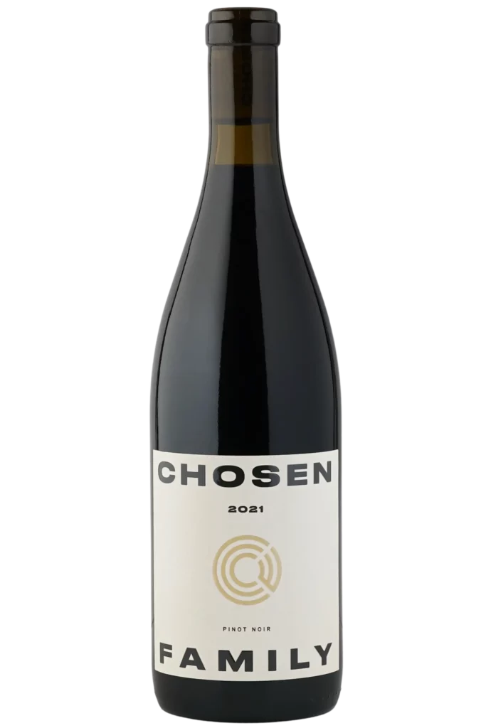 Bottle of Chosen Family Wines 2021 Pinot Noir