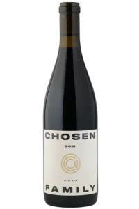 Bottle of Chosen Family Wines 2021 Pinot Noir