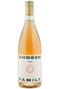 Bottle of Chosen Family Wines 2021 Rosé
